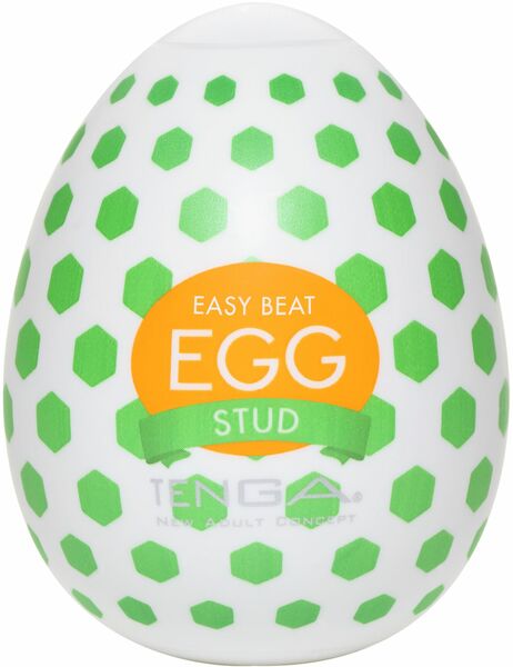 Мастурбатор-яйцо Tenga Egg Stud с шестиугольными выступами