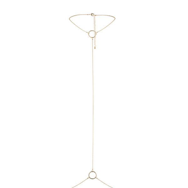 Цепочка на шею и пояс Bijoux Indiscrets Magnifique I Body Chain - Gold, украшение на тело