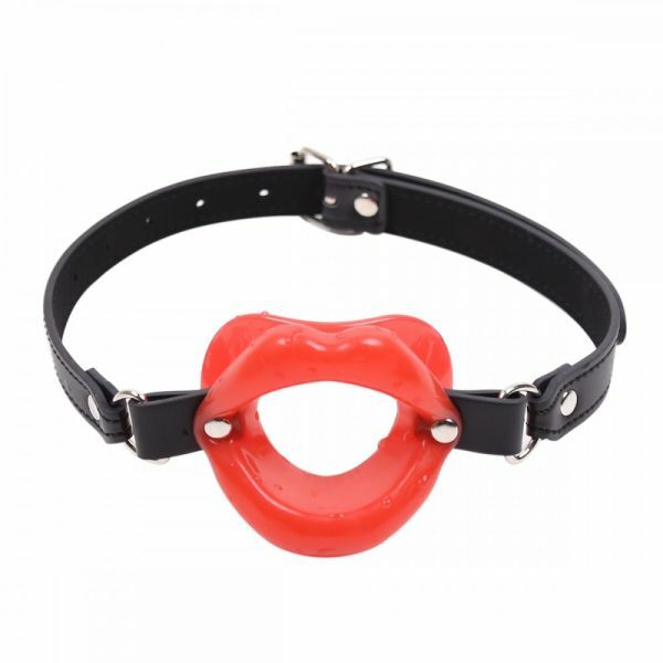 Кляп-губы на ремешке RED O-RING MOUTH GAG