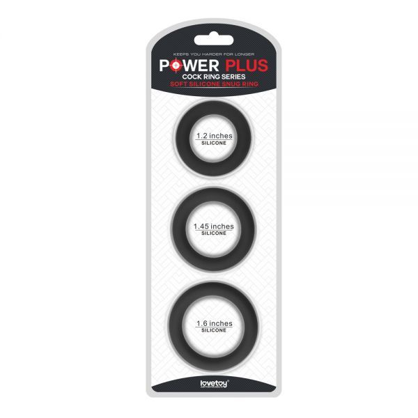 Набор эрекционных колец POWER PLUS Cockring