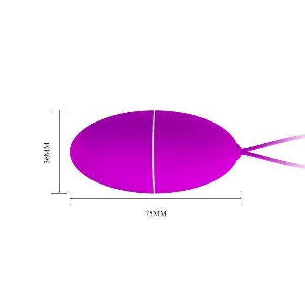Виброяйцо с пультом дистанционного управления Joanne, Purple