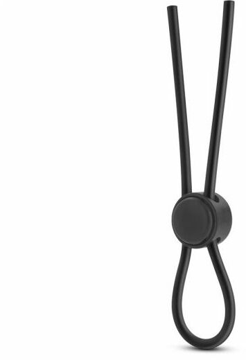 Регулируемое эрекционное кольцо STAY HARD SILICONE LOOP BLACK