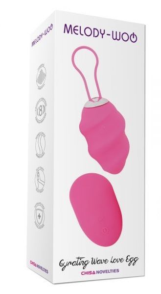 Виброяйцо Gyrating wave love egg, Pink