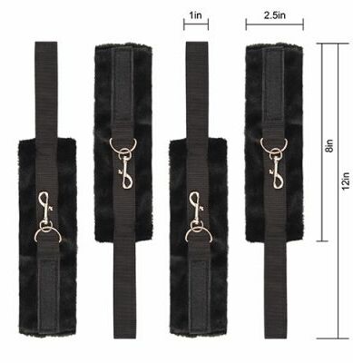 Ременная система для фиксации к кровати BLAZE BED RESTRAINT SET