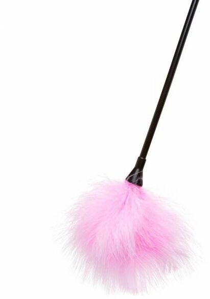 F61281 Стек в виде сердца с пушком Carrot and Stick PINK