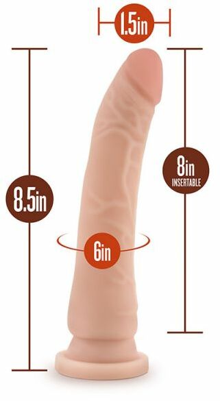 T330478 Фаллоимитатор MR. SKIN REALISTIC COCK BASIC 8.5