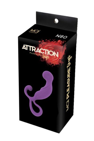 Массажеры простаты MAI Attraction Toys №80 Purple, длина 13.4см, диаметр 3.2см