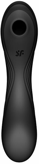 Вакуумный стимулятор с вибрацией Satisfyer Curvy Trinity 4 Black