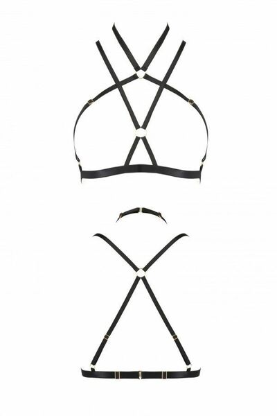 Портупея-стрепы KELIS BRA black XXL/XXXL - Passion Exclusive