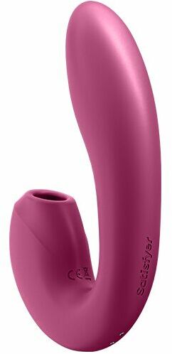 Вакуумный смарт вибратор Satisfyer Sunray Berry, 4 положения ствола