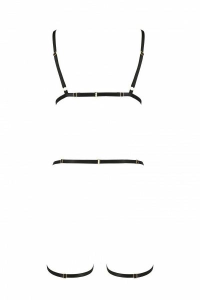 Портупея-стрепы на все тело INDICA black L/XL - Passion Exclusive