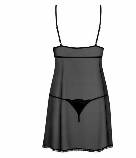 Бебидолл Obsessive KISSELENT Babydoll L/XL черная