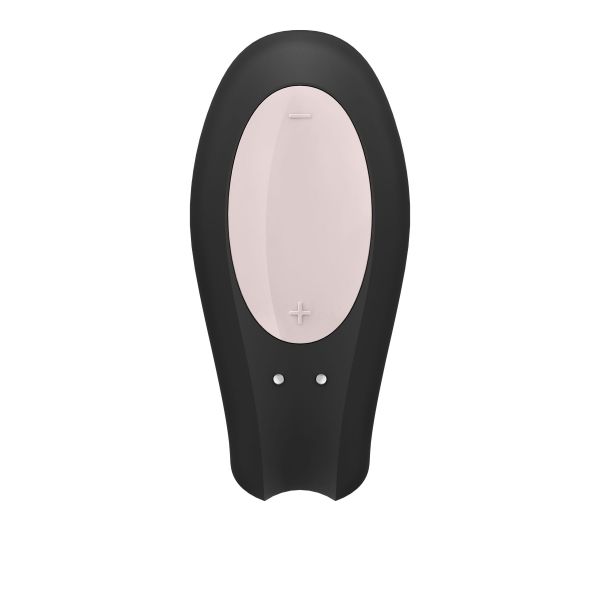 Смарт-вибратор для пар Satisfyer Double Joy Black с широким клиторальным стимулятором