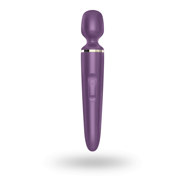 Вибромассажер Satisfyer Wand-er Woman (Purple/Gold) водонепроницаемый, мощный, размер XXL