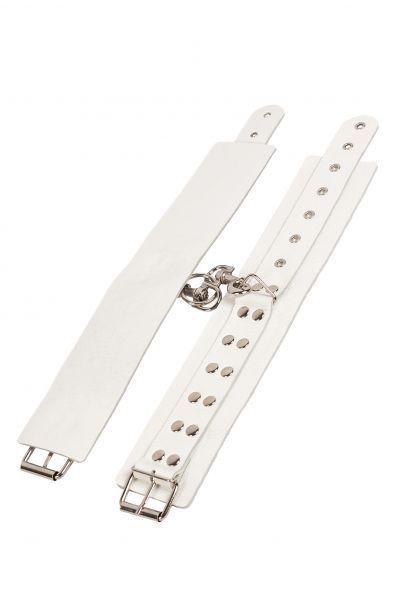 Оковы Leather Restraints Leg Cuffs, White