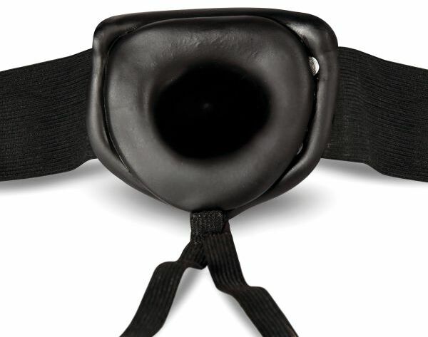Страпон мужской DR. SKIN 7INCH HOLLOW STRAP ON, BLACK