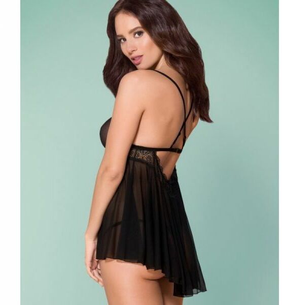 Бебидолл Obsessive 864-BAB-1 babydoll & thong S/M