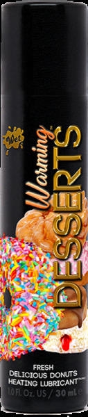 Съедобный лубрикант 4 в 1 WET Warming Desserts Fresh Delicious Donuts (со вкусом пончиков) 30мл
