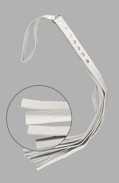 Флогер S&M Fancy Leather Floger, White