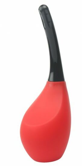 Анальный душ MENZSTUFF 9 HOLE ANAL DOUCHE RED/BLACK