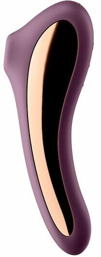 Вакуумный стимулятор с вибрацией Satisfyer Dual Kiss Wine Red