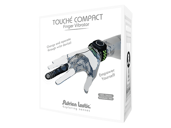 Вибратор на палец Adrien Lastic Touche (S) для глубокой стимуляции с пультом управления на руке