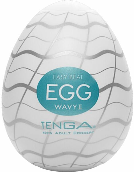 Мастурбатор-яйцо Tenga Egg Wavy II с двойным волнистым рельефом
