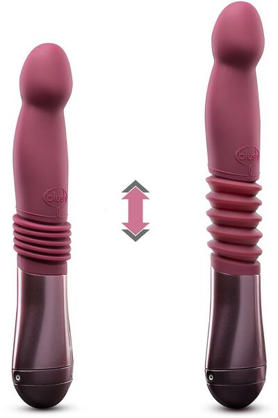 ВибраторTEMPTASIA TRIXIE THRUSTING DILDO WINE