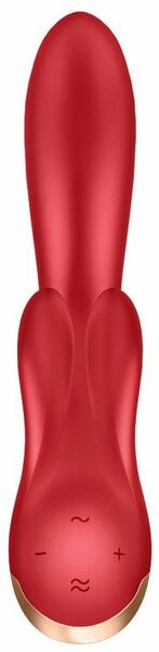 Вибратор кролик Satisfyer Double Flex Red