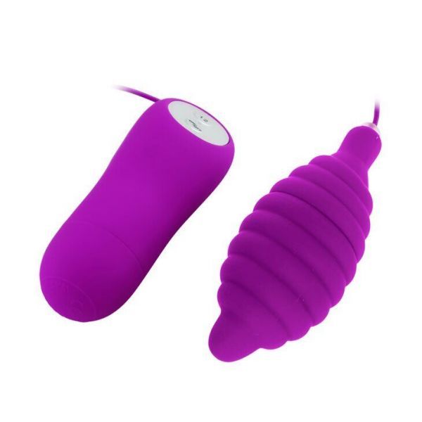 Виброяйцо PLEASURE SHEL SPIRAL, Purple