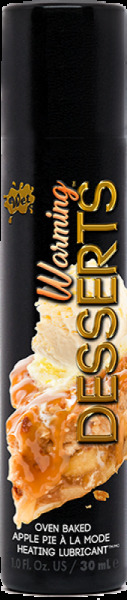 Съедобный лубрикант 4 в 1 WET Warming Desserts Oven Baked Apple Pie A La Mode 30 мл