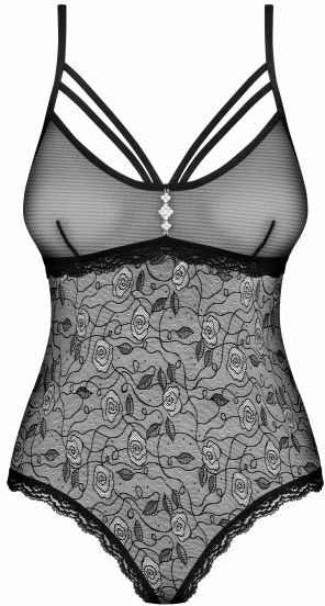Боди Секси Obsessive 818-TED-1 Crotchless teddy L/XL
