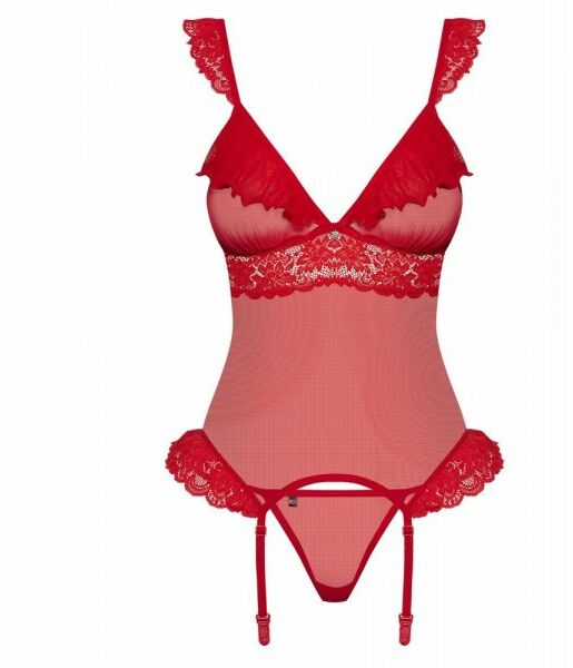Корсет Obsessive 863-COR-3 corset & thong S/M