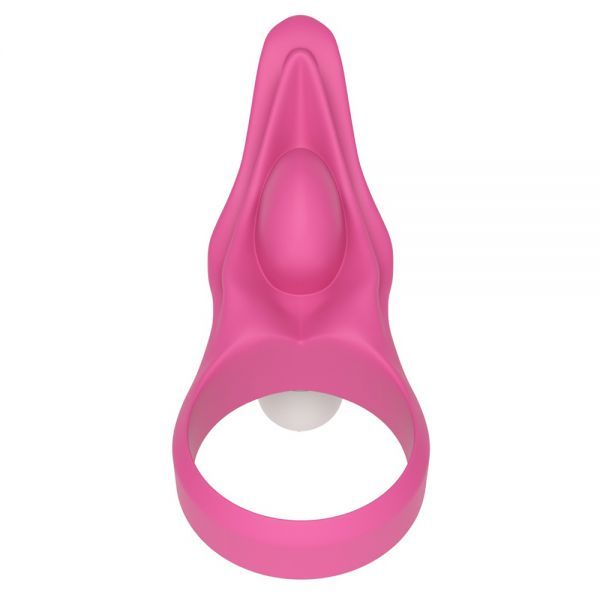 Эрекционное виброкольцо Power Clit Cockring, Pink