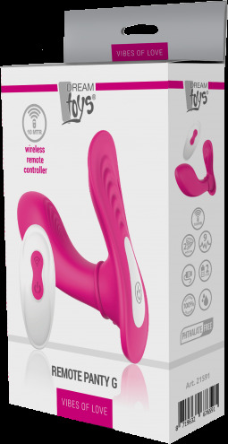 Стимулятор для точки G VIBES OF LOVE REMOTE PANTY G MAGENTA
