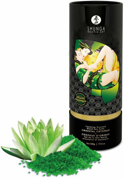 Соль для ванны Shunga Oriental Crystals Bath Salts ORGANIC - Lotus Flower (500 г) соль Мертвого моря