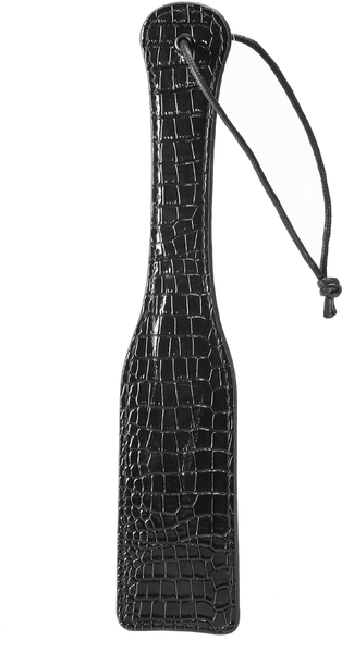 Шлепалка BLAZE LUXURY PADDLE CROCO BLACK