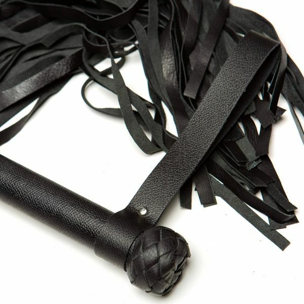 Плетка Leather Turkish Head Knot, Black