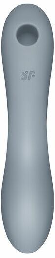 Вакуумный стимулятор с вибрацией Satisfyer Curvy Trinity 3 BlueGrey