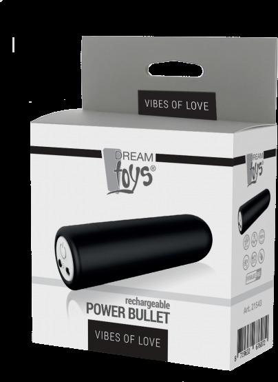 DT21543 Вибропуля VIBES OF LOVE POWER BULLET BLACK