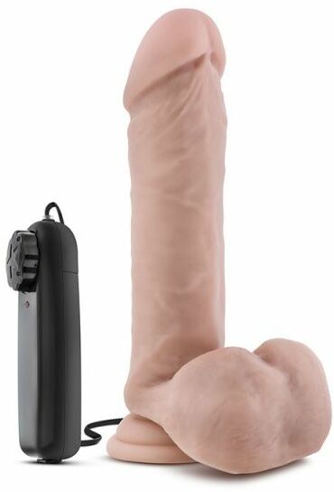 T331060 Вибратор X5 PLUS 8 INCH GYRATING COCK VANILLA