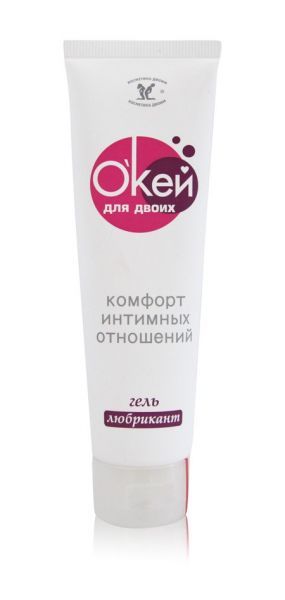 Гель-лубрикант без цвета и запаха О`кей для двоих, 100 г