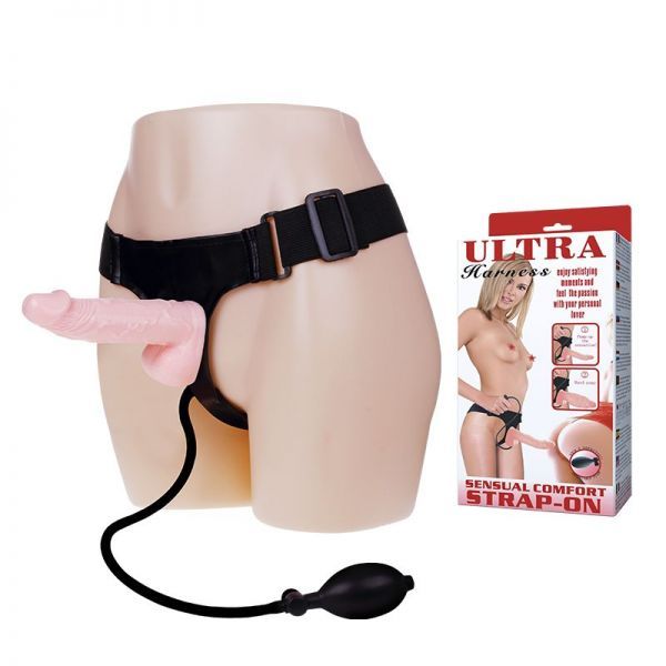 Страпон с грушей Ultra Harness