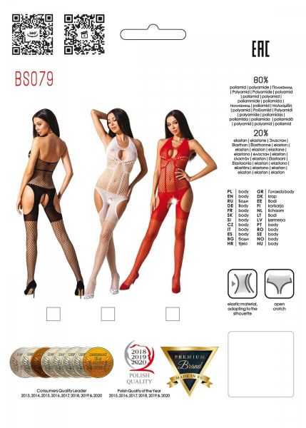 Бодистокинг Passion BS079 white