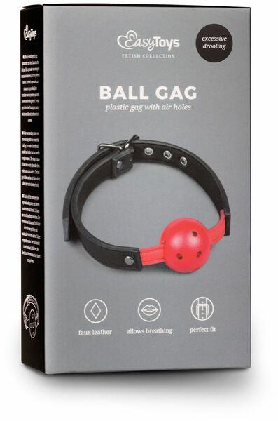 Кляп Ball Gag With Red Easytoys