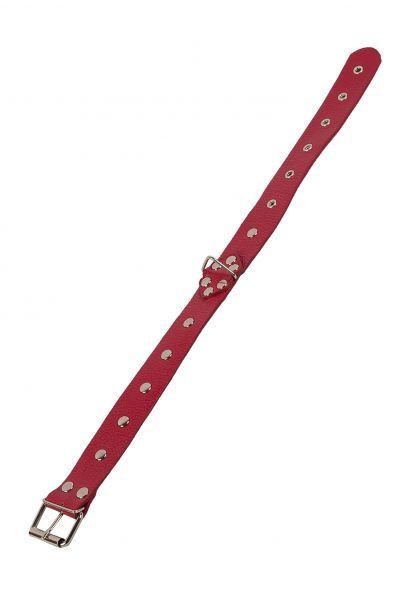 Ошейник Leather Restraints Collar, Red