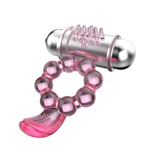 Эрекционное кольцо с вибрацией Pleasure Tongue Ring