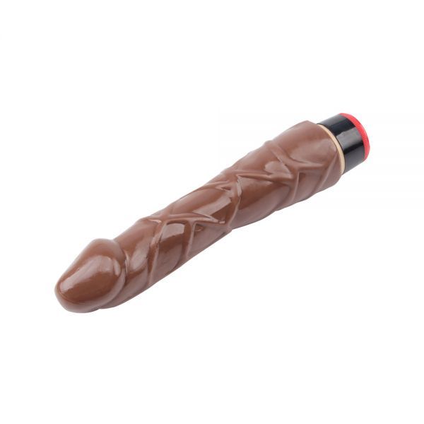 Вибромассажер 9” Vibe Cock, Brown