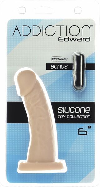 Фаллоимитатор ADDICTION - Edward – 6” Curved Dong