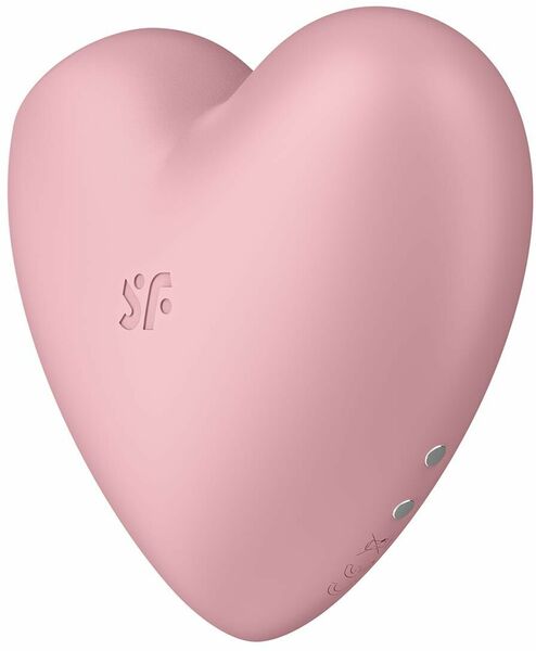 Вакуумный стимулятор Satisfyer Cutie Heart Light Red